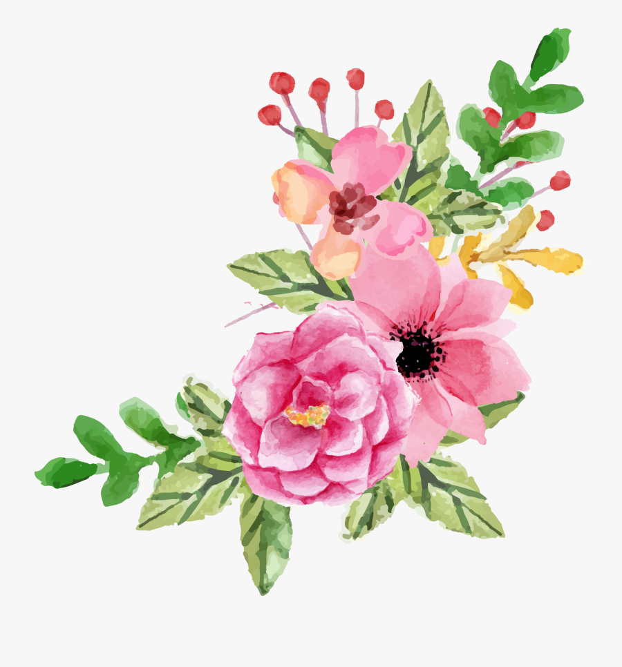 Valentines Day Elements Fptfy - Transparent Floral Elements Png, Transparent Clipart