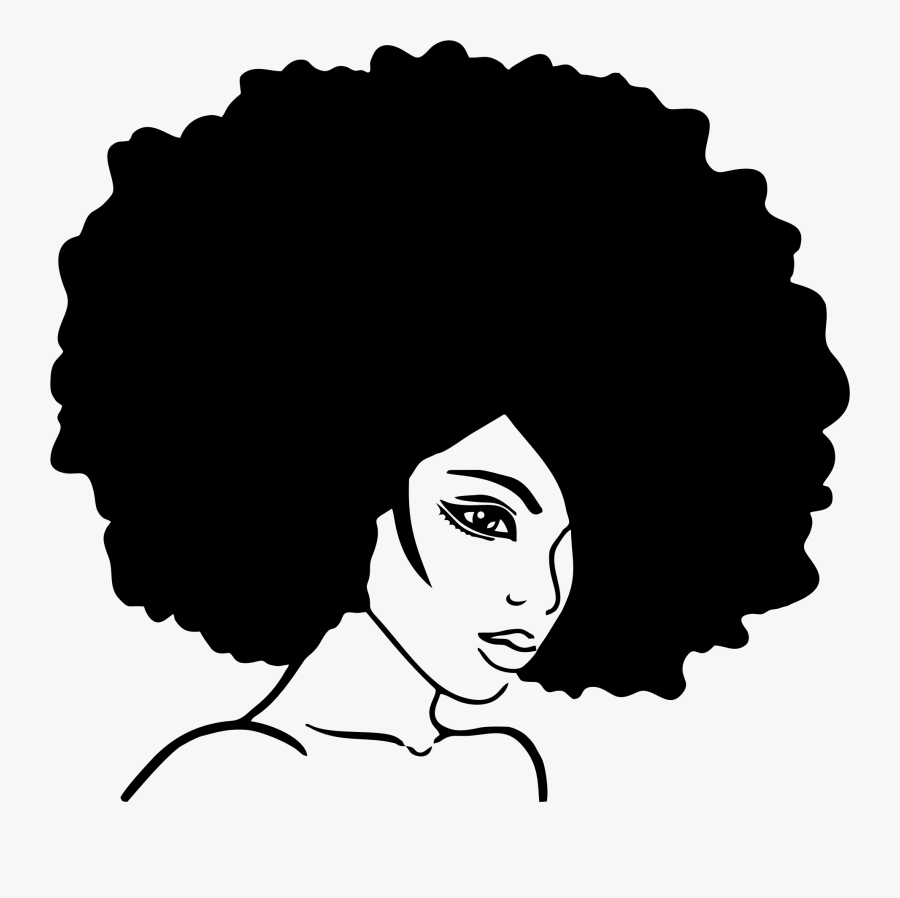 Wall Decal Sticker Beauty Parlour Afro - Afro Png is a free transparent bac...
