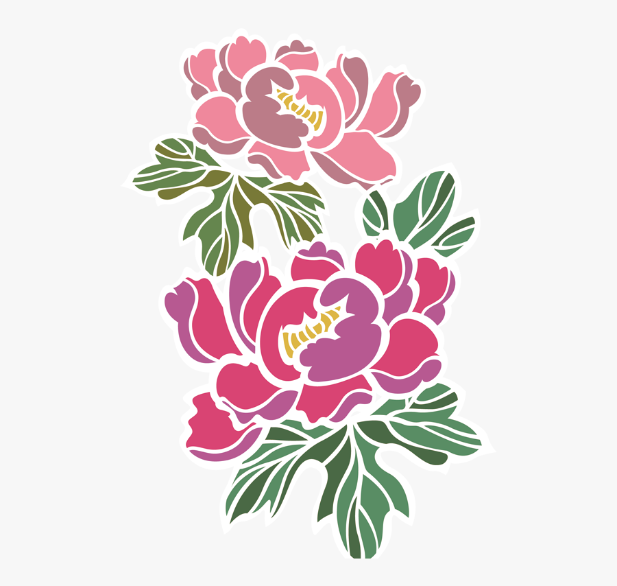 Peony Cartoon Clipart - รูป การ์ตูน ดอก โบตั๋น, Transparent Clipart