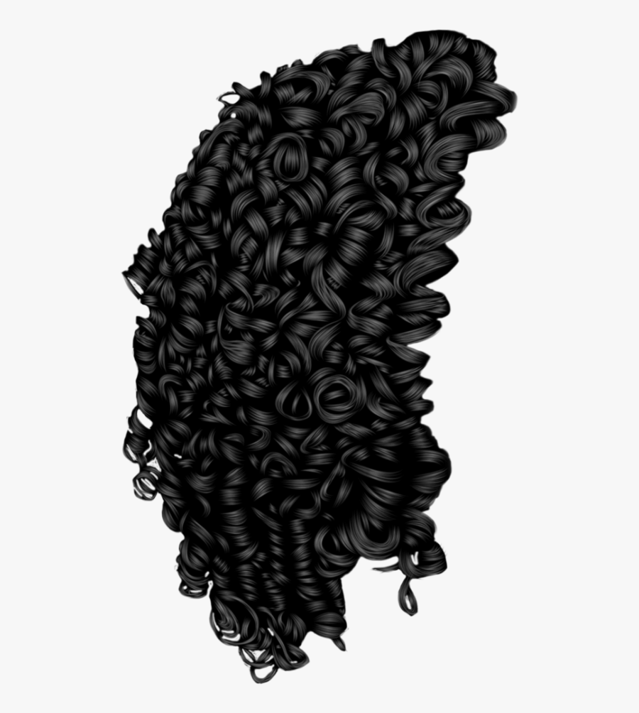 Clipart Freeuse Afro Transparent Curly - Transparent Background Curly Hair Transparent, Transparent Clipart