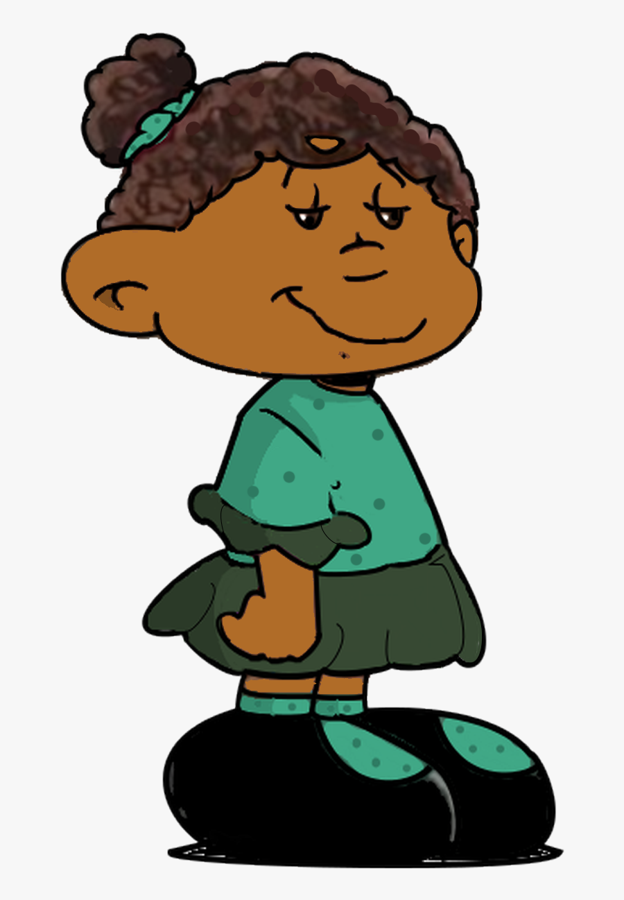 Short Hair Clipart African American Hair - Melanin Cartoon Characters, Transparent Clipart