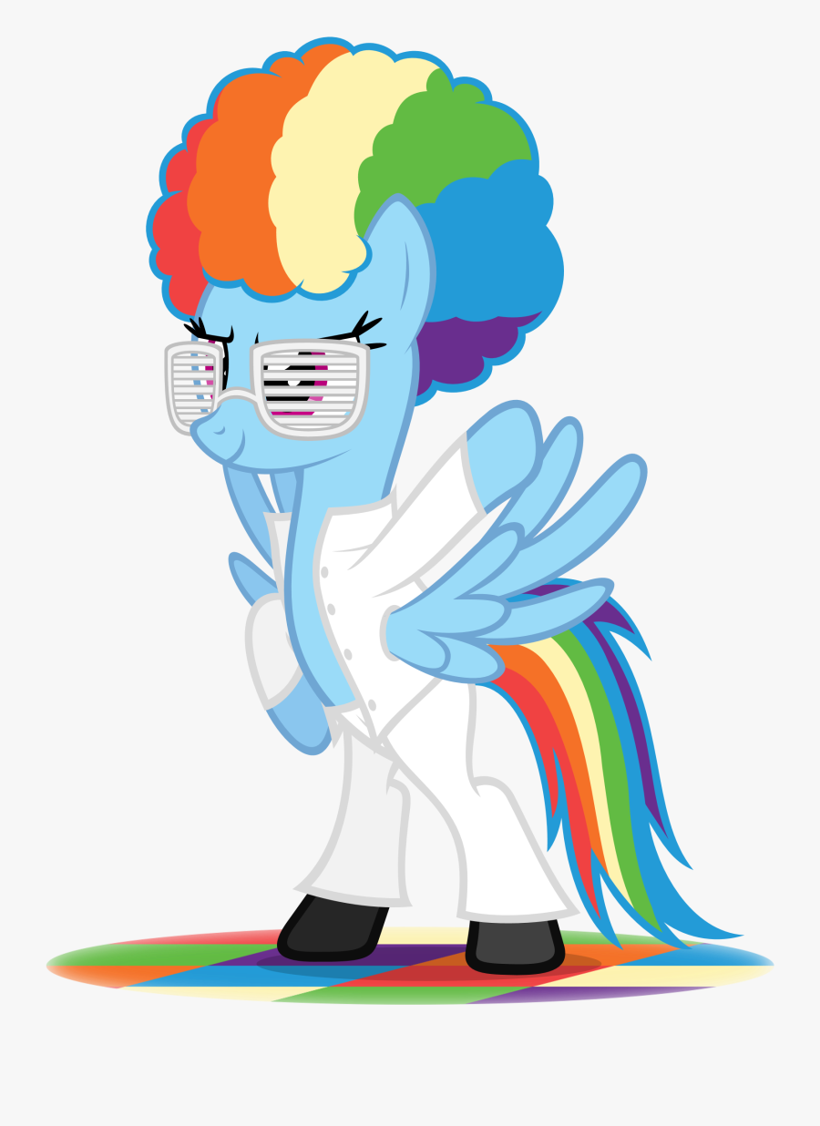 Afro Clipart Rainbow - Rainbow Dash, Transparent Clipart