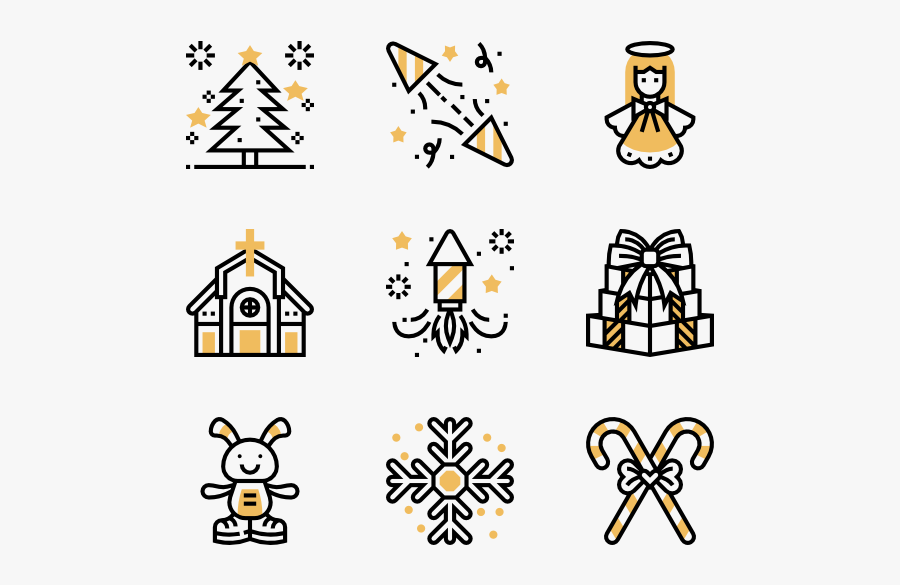 Christmas - Icons Travel China, Transparent Clipart