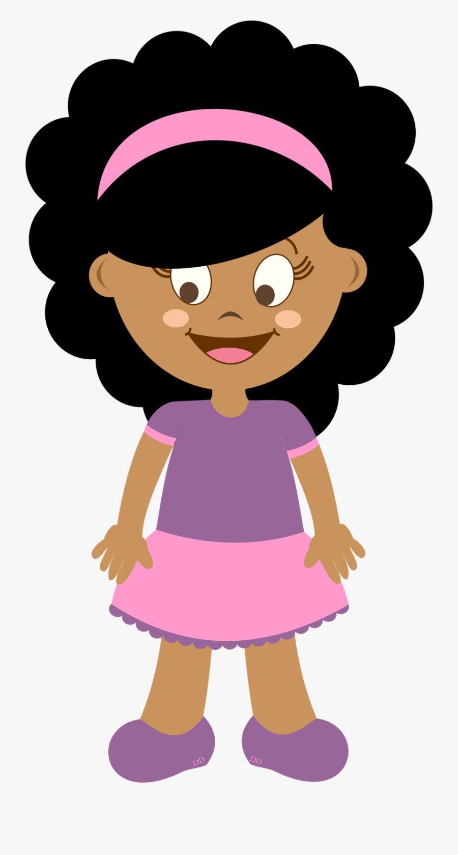 Mascotinhas Gr Tis - Menina Morena Png, Transparent Clipart