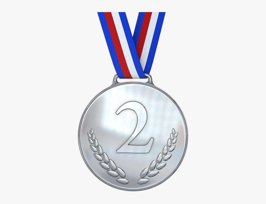 Gold Medal,medal,award - Clip Art Silver Medal, Transparent Clipart