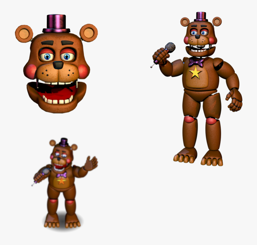 Transparent Pack Clipart - Five Nights At Freddy's Rockstar Freddy, Transparent Clipart