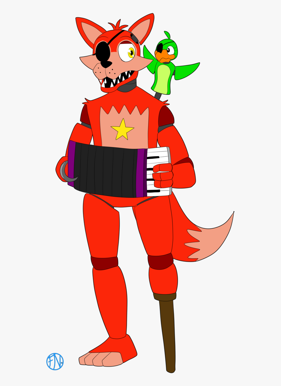 Good Clipart Rockstar - Rockstar Foxy Fnaf 6, Transparent Clipart