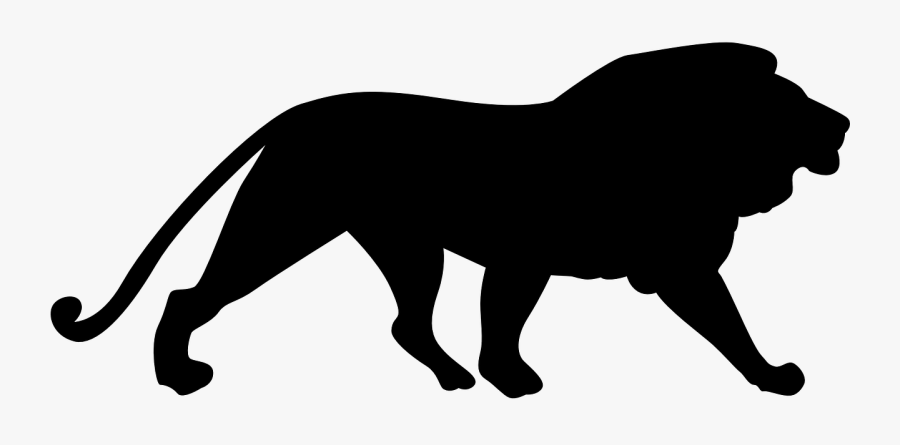 Transparent Africa Clipart Simple - Lion Silhouette Svg ...