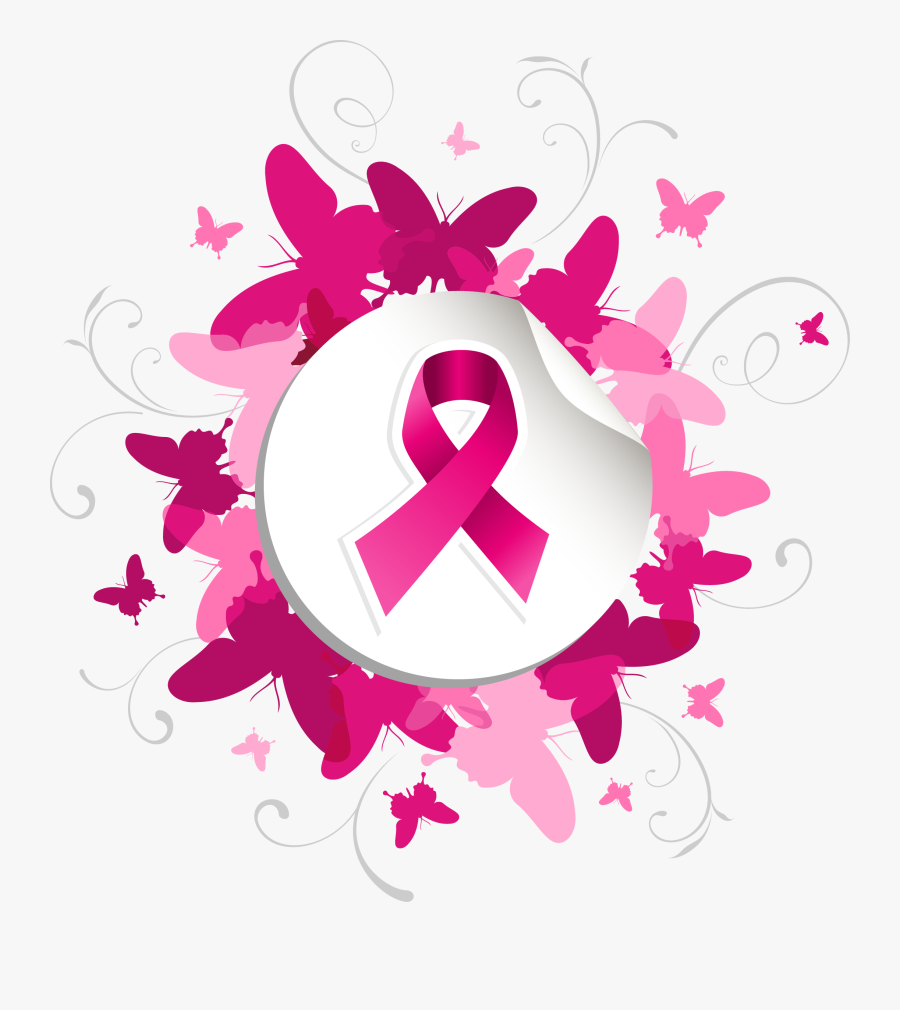 Breast Cancer Awareness Month Design, Transparent Clipart
