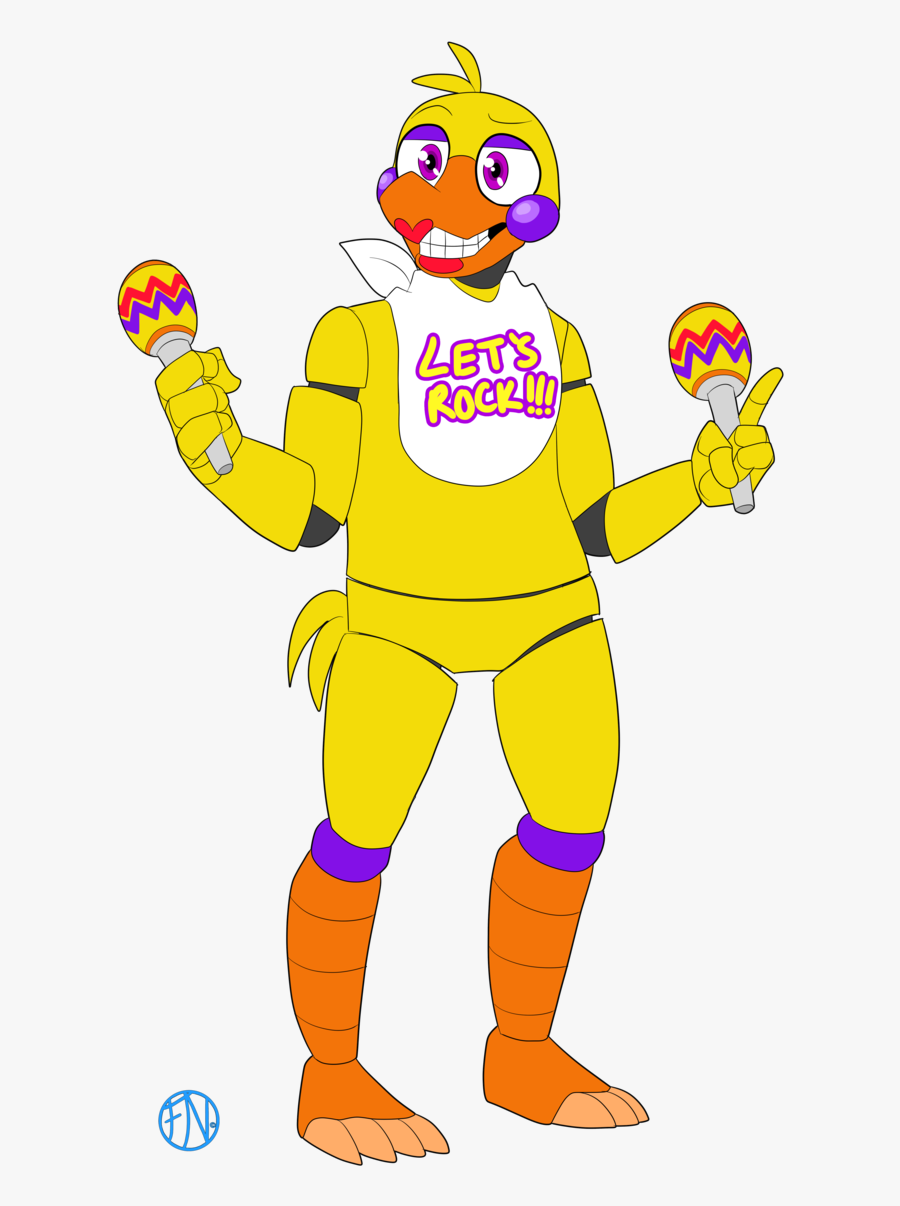 Rockstar Clipart Pop Singer - Fnaf Rockstar Chica Fanart, Transparent Clipart