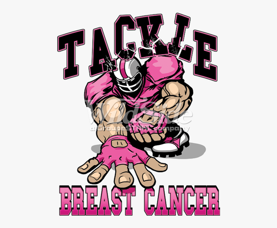 Breast Cancer Awareness Tackle Football, Transparent Clipart