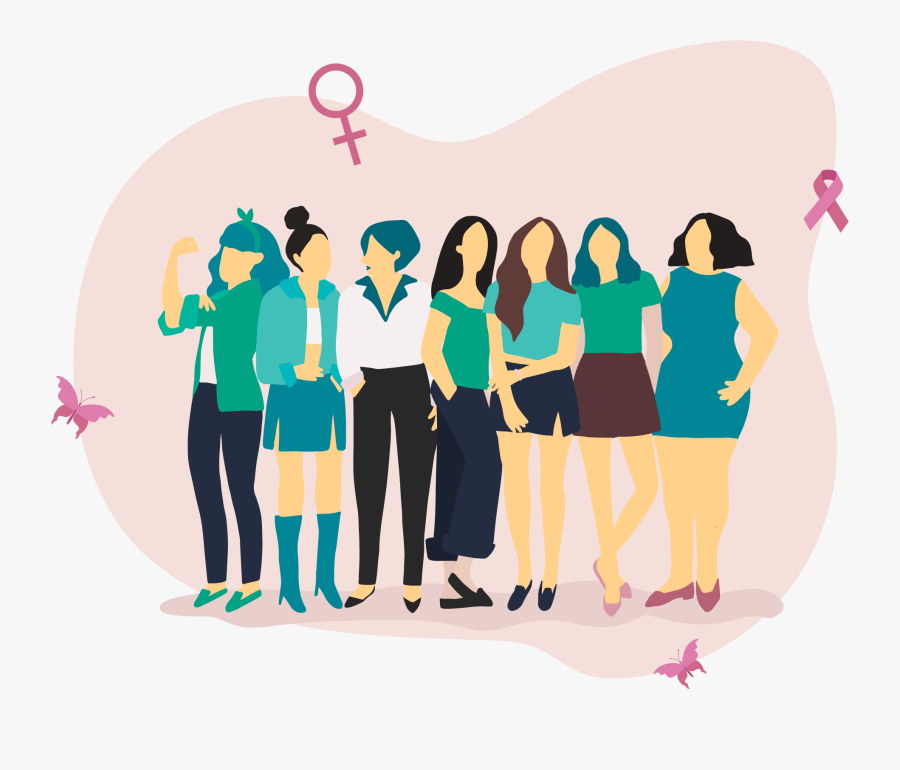 Breast Cancer Awareness, Cervical Cancer Awareness, - Representatividade Feminina, Transparent Clipart