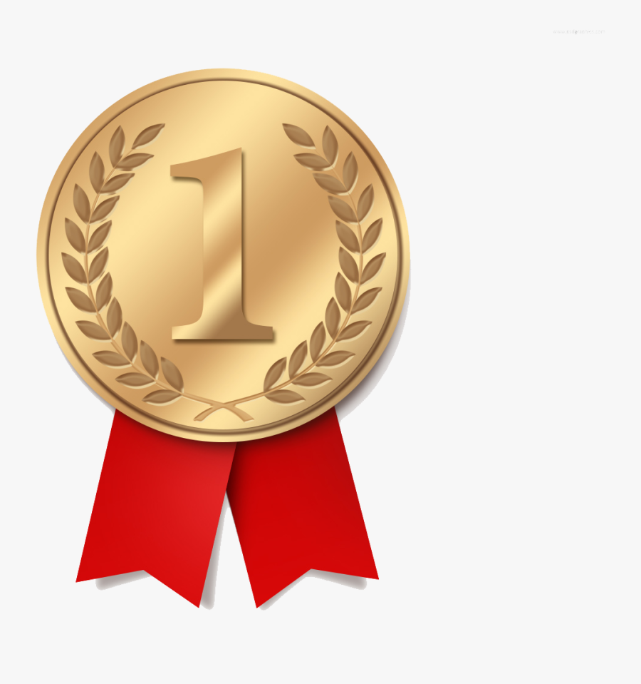 Gold Medal High Quality Png - Free Vector Gold Medal, Transparent Clipart