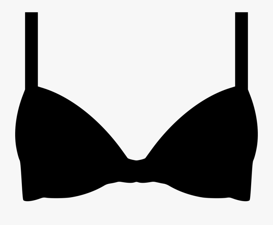 Bikini Clipart Svg Picture Black And White Download - Bra Clip Art, Transparent Clipart