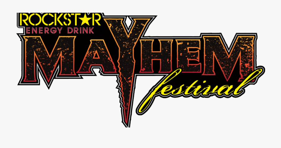 Rockstar Energy Drink Mayhem Festival Takes Over Vevo - Rock Music Festival Logo, Transparent Clipart
