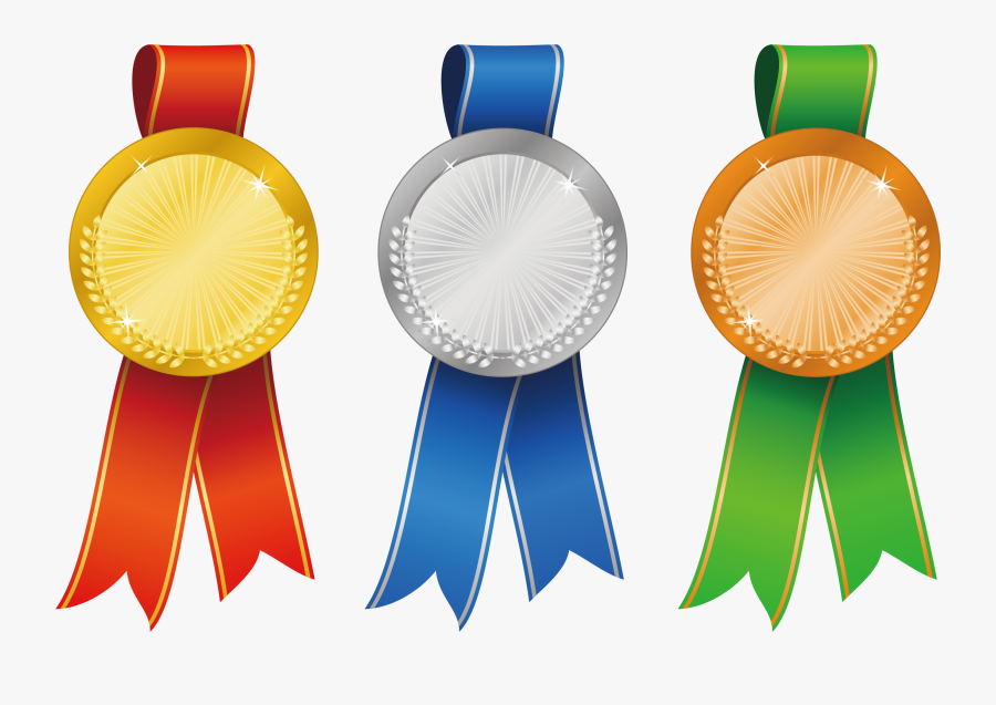 Clip Art Gold Ribbon Rosette Silver, Transparent Clipart