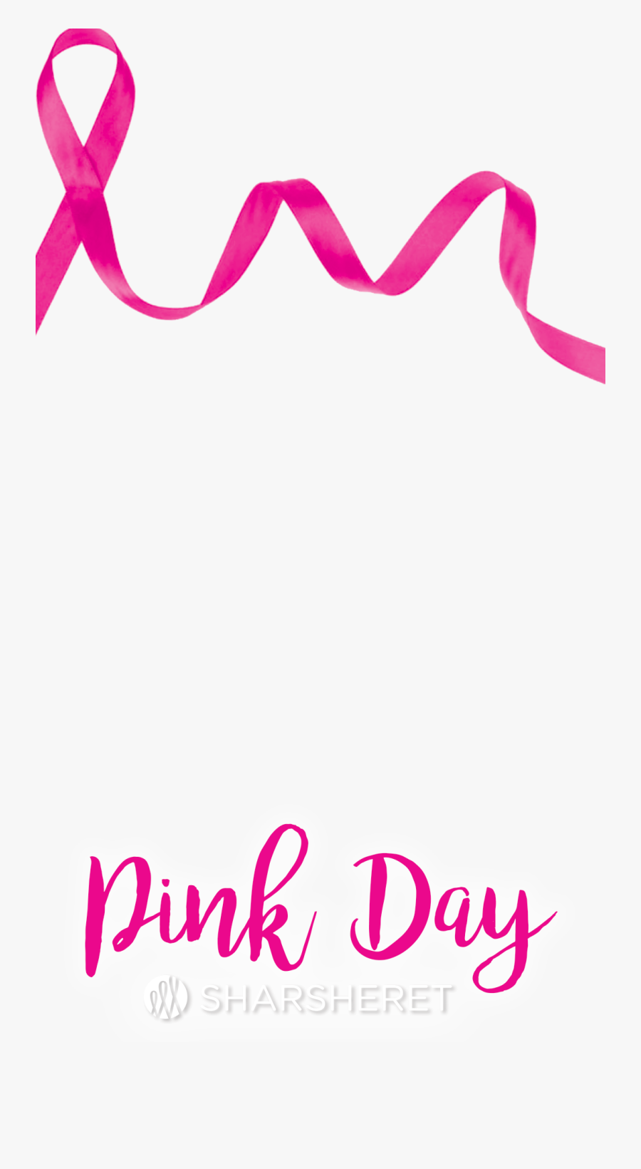 Breast Cancer Snapchat Filter, Transparent Clipart