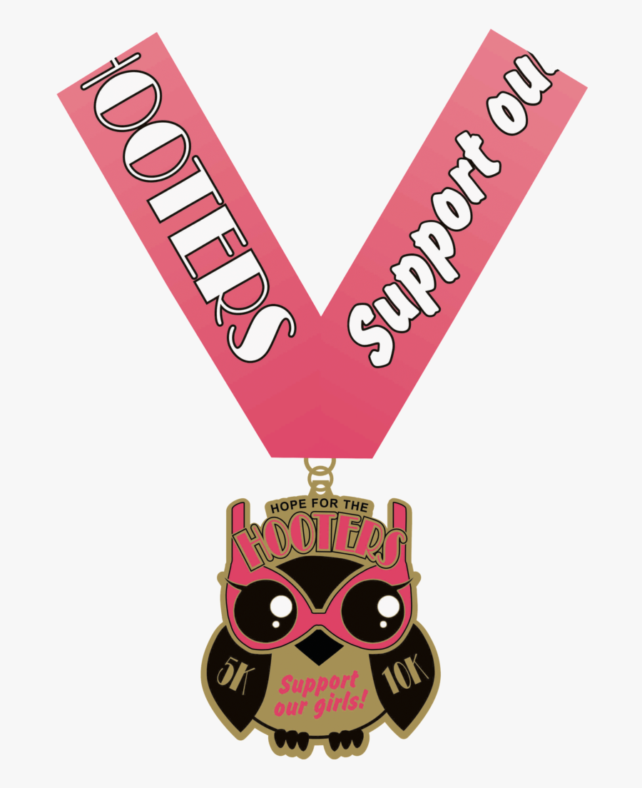 Breast Cancer Run Medal, Transparent Clipart