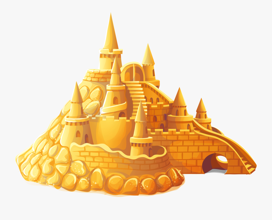 Transparent Sand Castle Png Clipart - Transparent Background Summer Clipart, Transparent Clipart