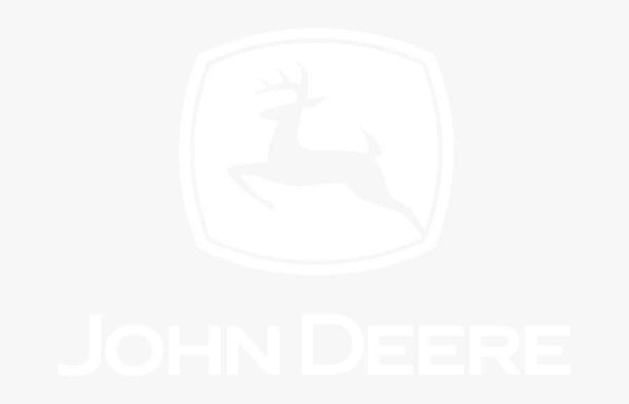 John Deere White Png Logo - John Deere Logo Yellow, Transparent Clipart