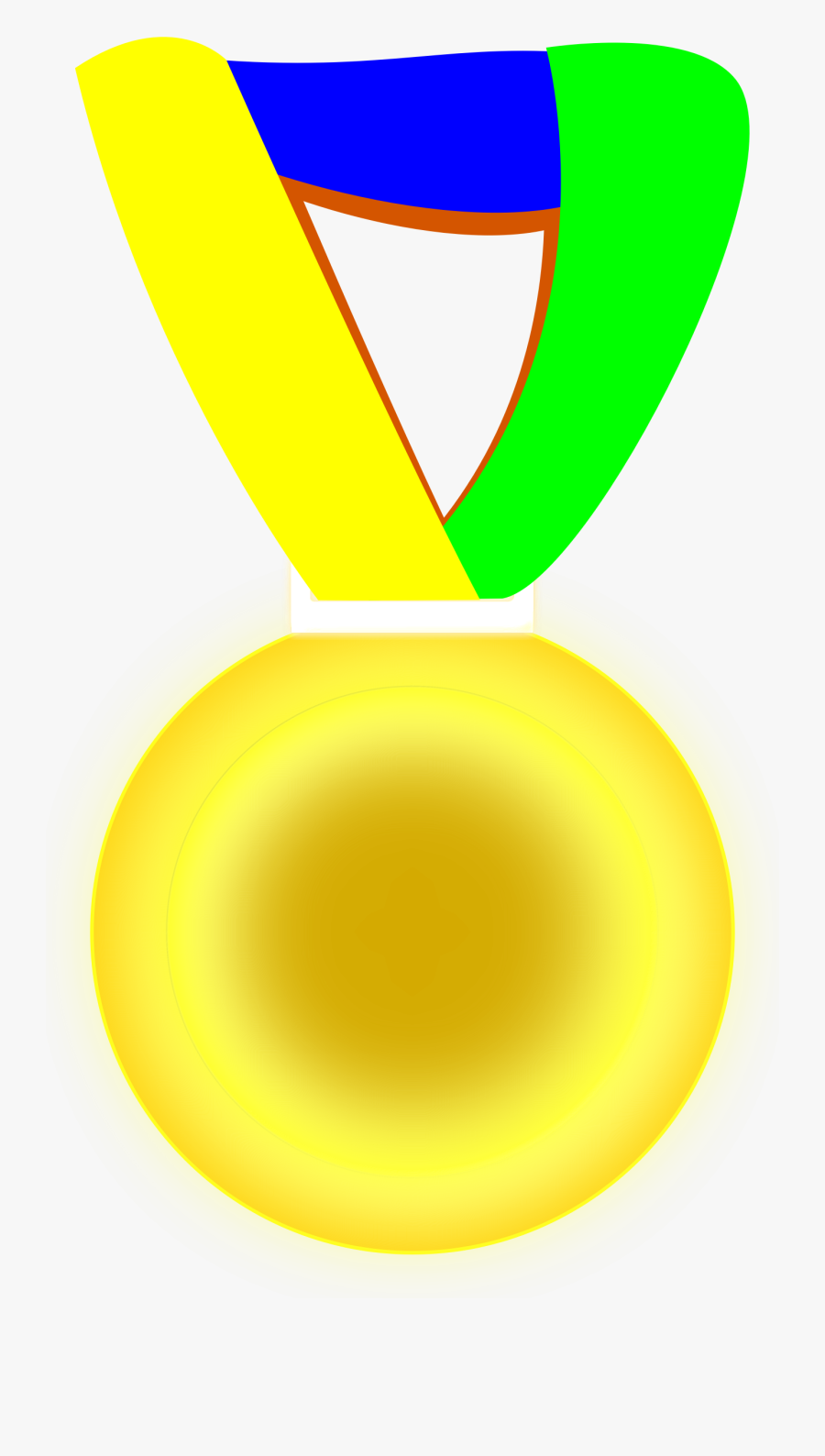Transparent Gold Medal Clipart Free - Png Desenho Medalha, Transparent Clipart