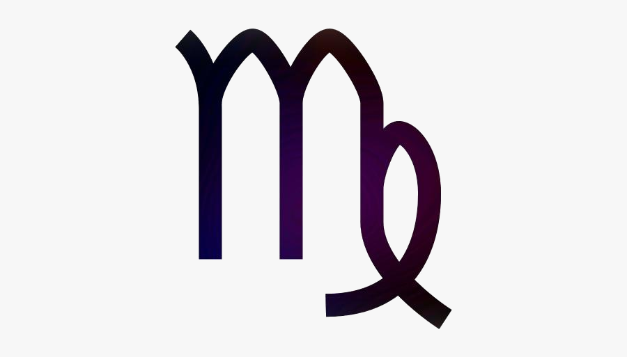Black Virgo Painting Clipart Png, Virgo Painting Transparent - Virgo Symbol Png, Transparent Clipart