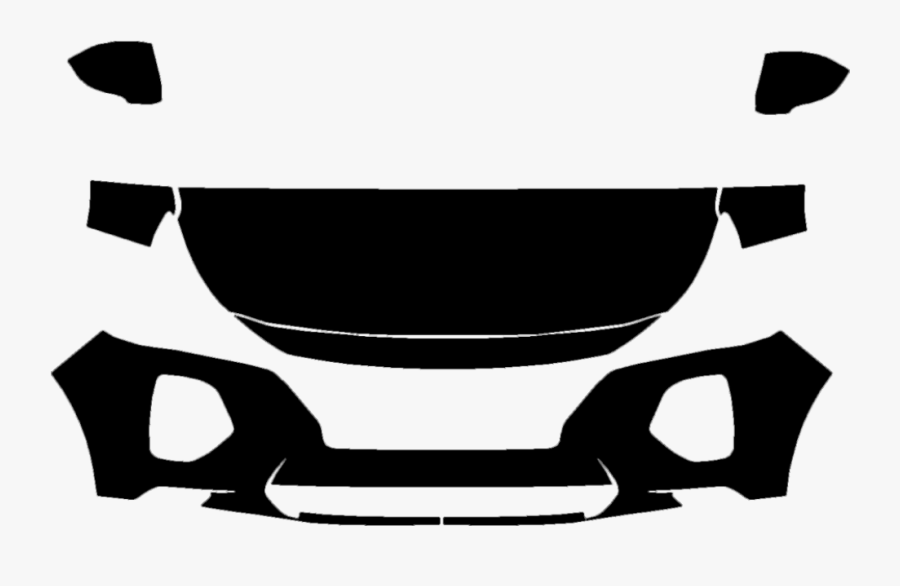 2019 Hyundai Santa Fe Se Limited 3m Clear Bra Deluxe, Transparent Clipart