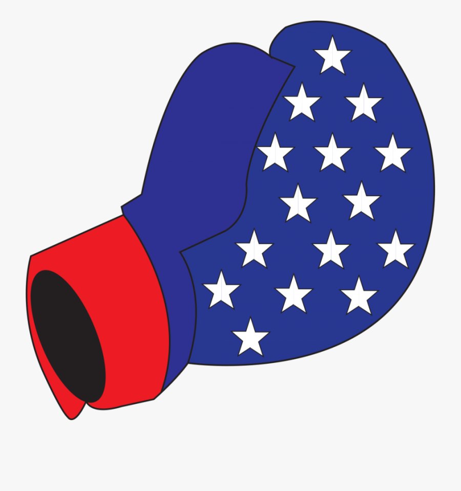 Boxing Glove Illustration By Jonathan Callison - Clip Art American Flag Bunting, Transparent Clipart