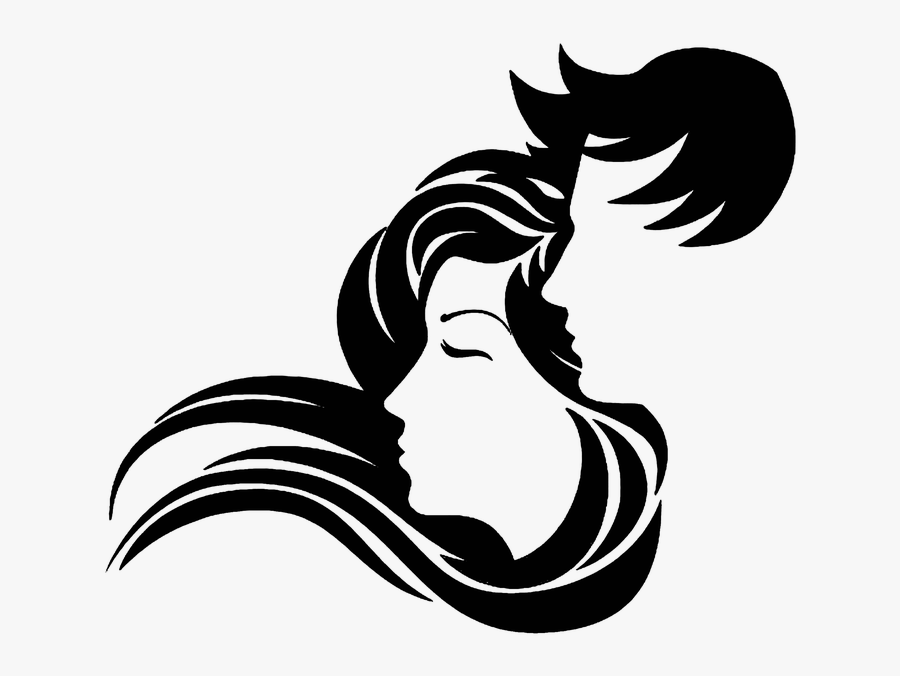 Hairdresser Hairstyle Human Hair Growth Hair Care - Men And Women's Hair Salon, Transparent Clipart