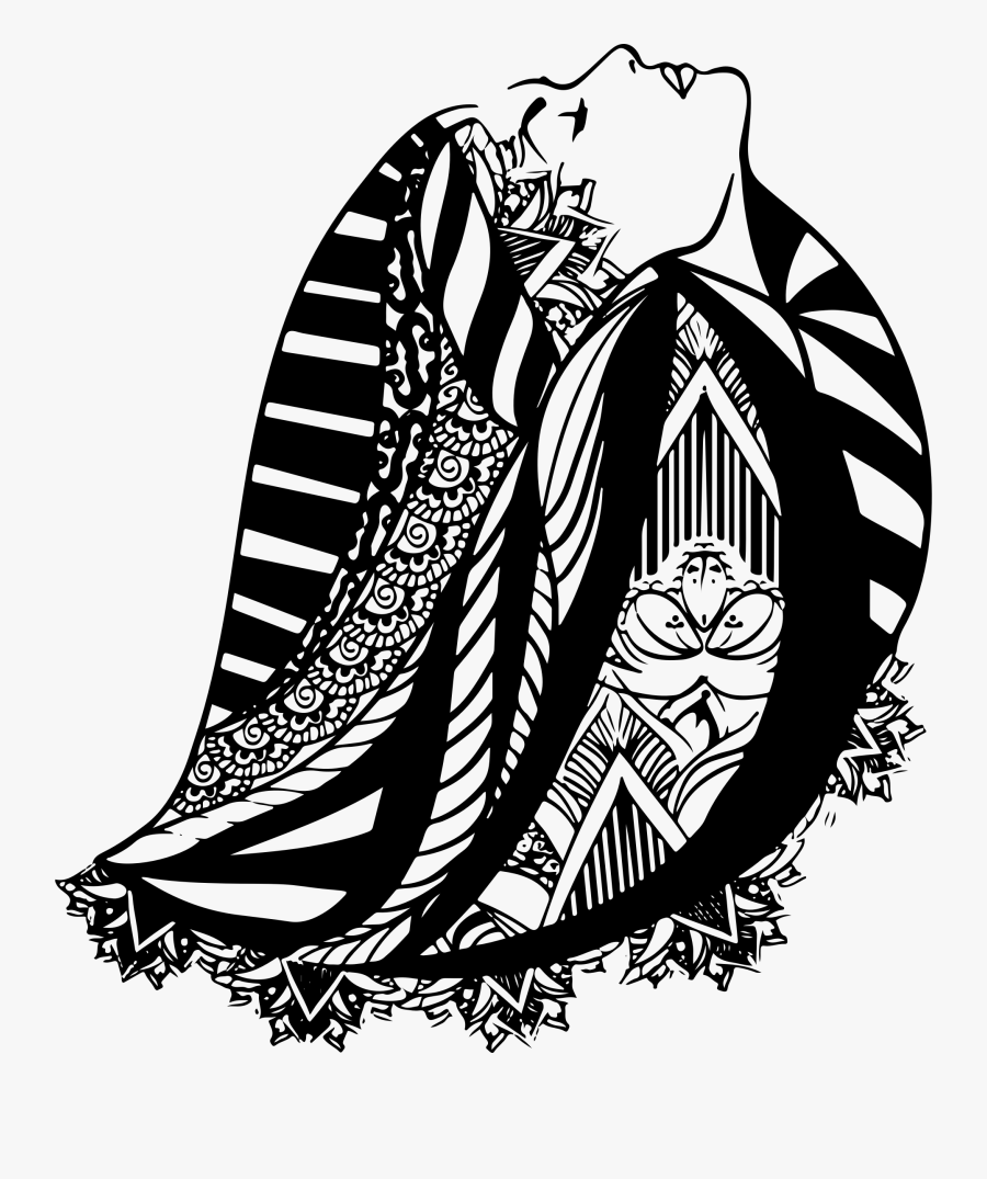 Salon Clipart Wmf - Black And White Woman Designs, Transparent Clipart