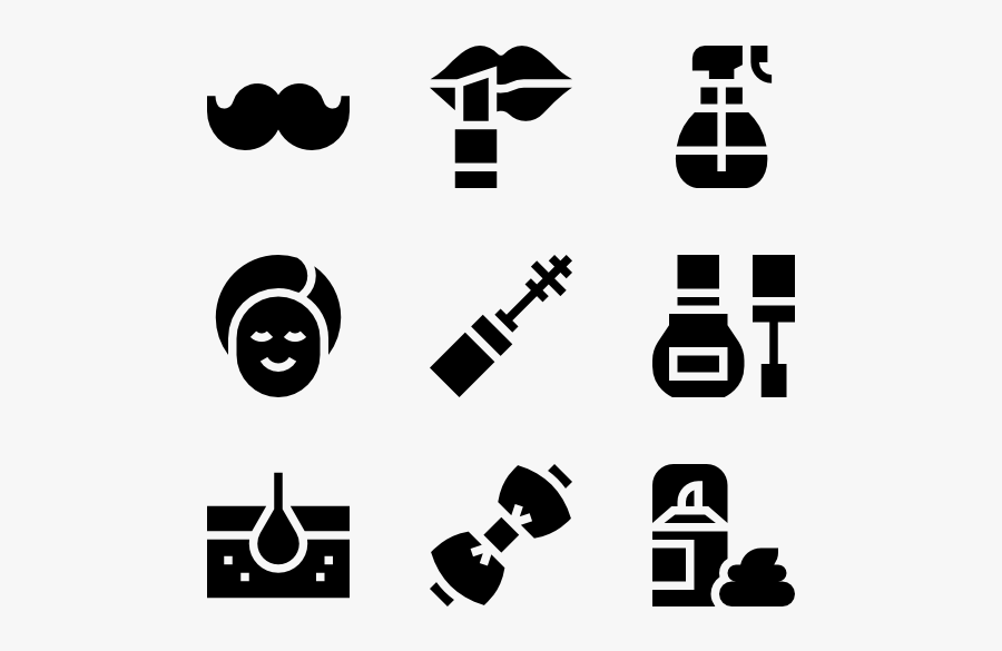 Hairdressing And Esthetics - Dinner Icon Vector, Transparent Clipart