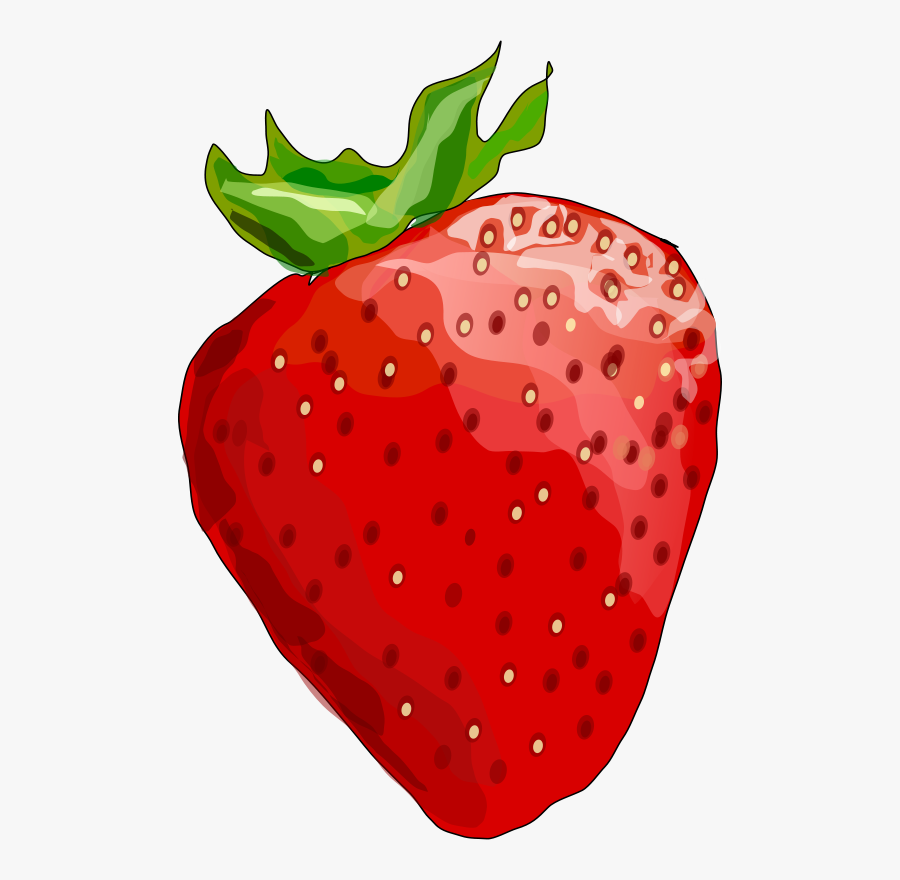Heart,plant,food - Transparent Background Strawberry Clipart, Transparent Clipart