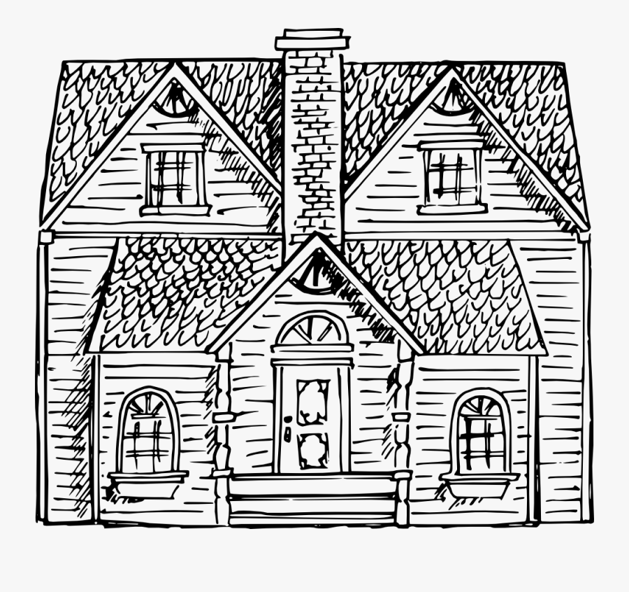 Victorian House - Victorian House Easy To Draw, Transparent Clipart