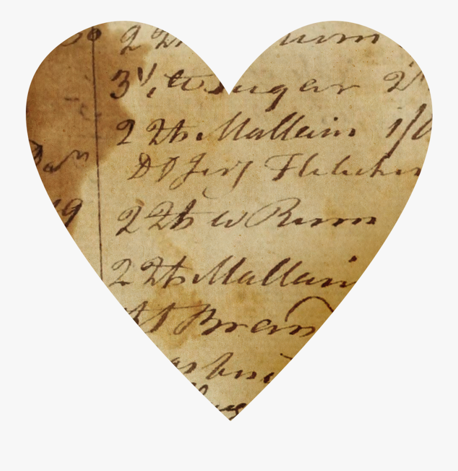 Vintage Paper Heart Vintage, Transparent Clipart