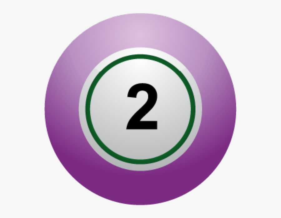 Numbers Clip Art - Lottery Ball Number 2, Transparent Clipart