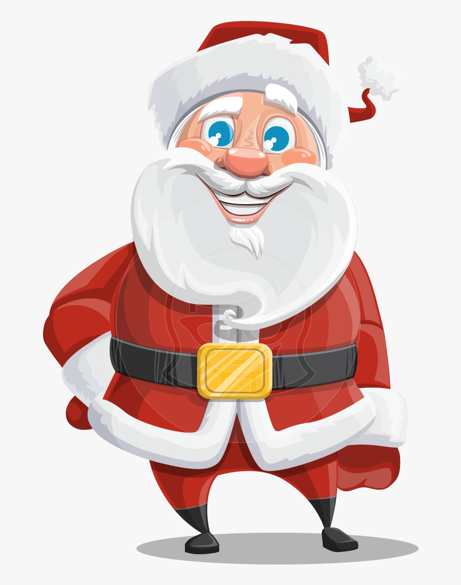Transparent Santa Claus Png - Santa Claus Smile Png, Transparent Clipart