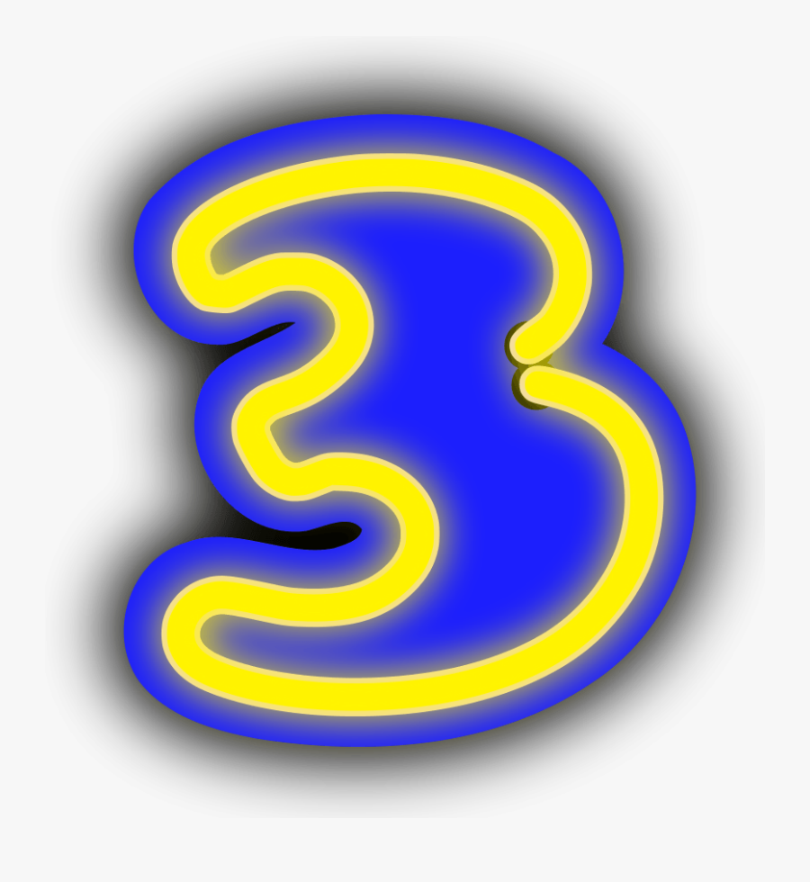 Numbers - Clipart - Free - Number 3 Clipart, Transparent Clipart