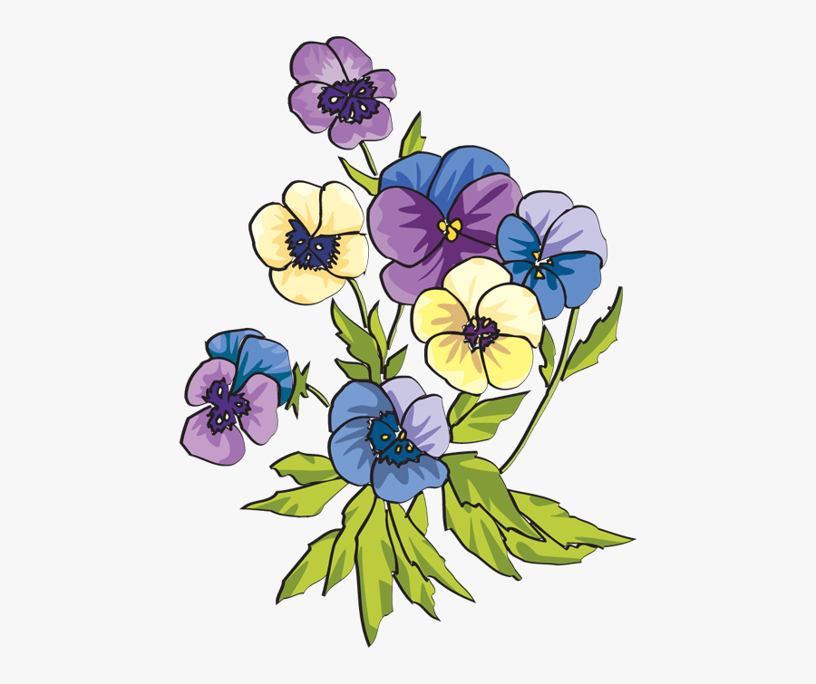 Pansy Clipart Victorian - Pansies Clipart, Transparent Clipart