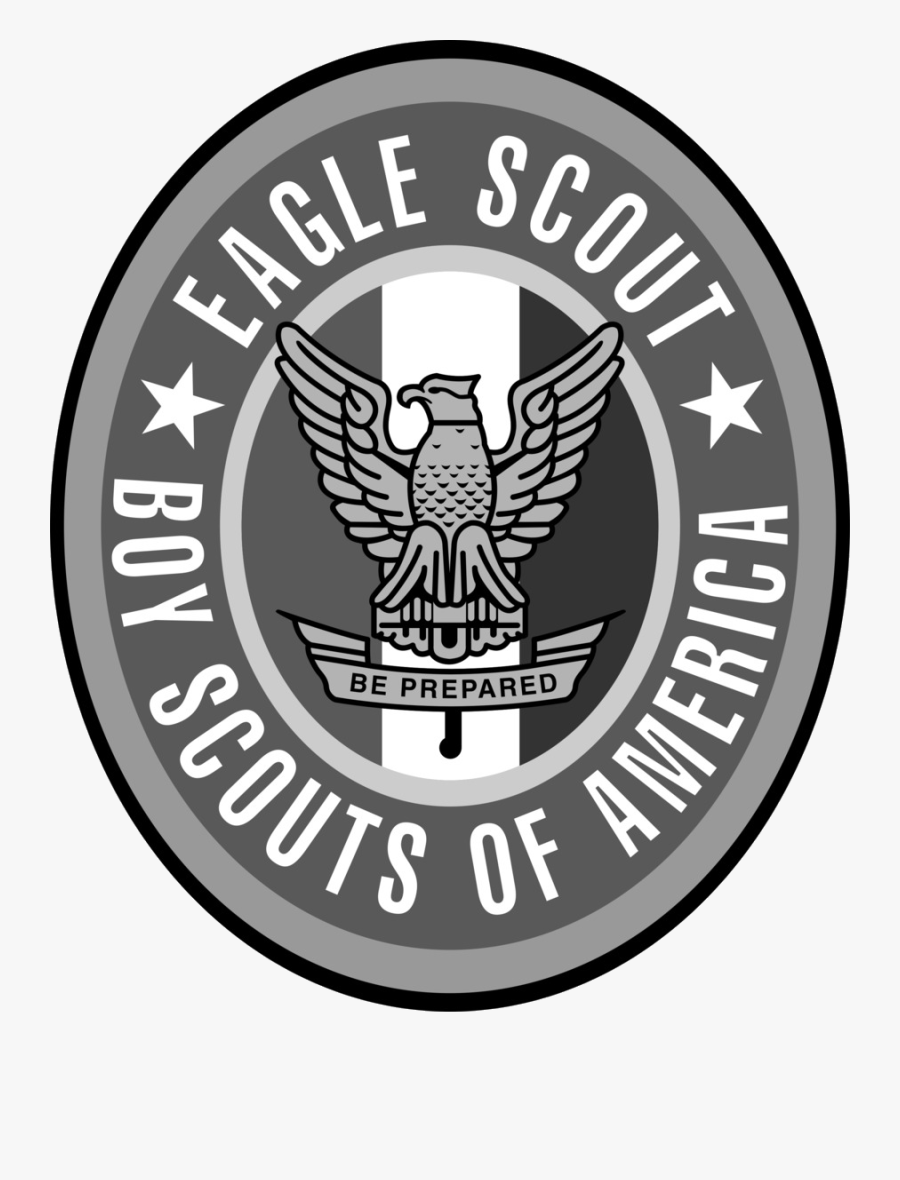 Eagle Scout Boy Scouts Of America Scouting Clip Art - Black And White Eagle Scout Logo, Transparent Clipart