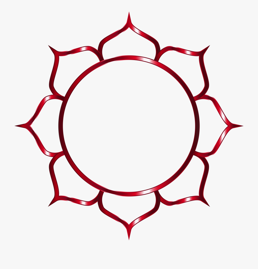 Chromatic Lotus Flower Line Art 4 No Background Clip - Mantra Om Namo Narayanaya, Transparent Clipart
