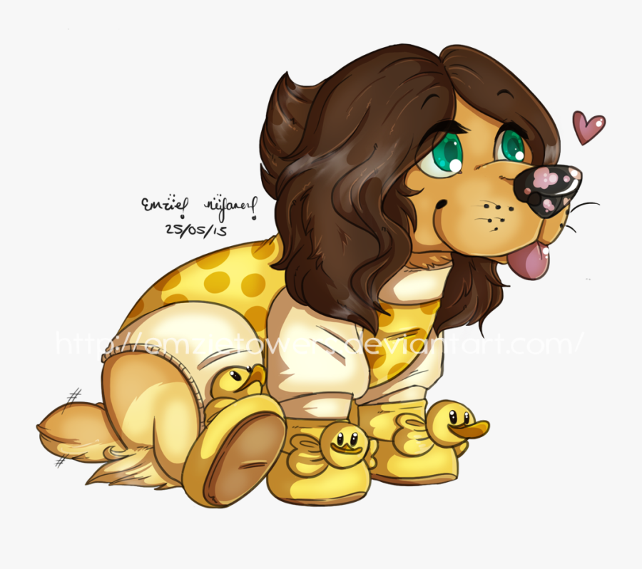 Wimpy Puppy"s Ducky Pajamas - Cartoon, Transparent Clipart
