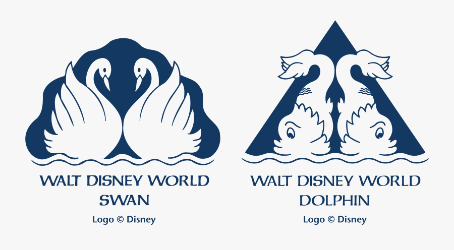 Walt Disney World Swan And Dolphin Resort Logo, Transparent Clipart