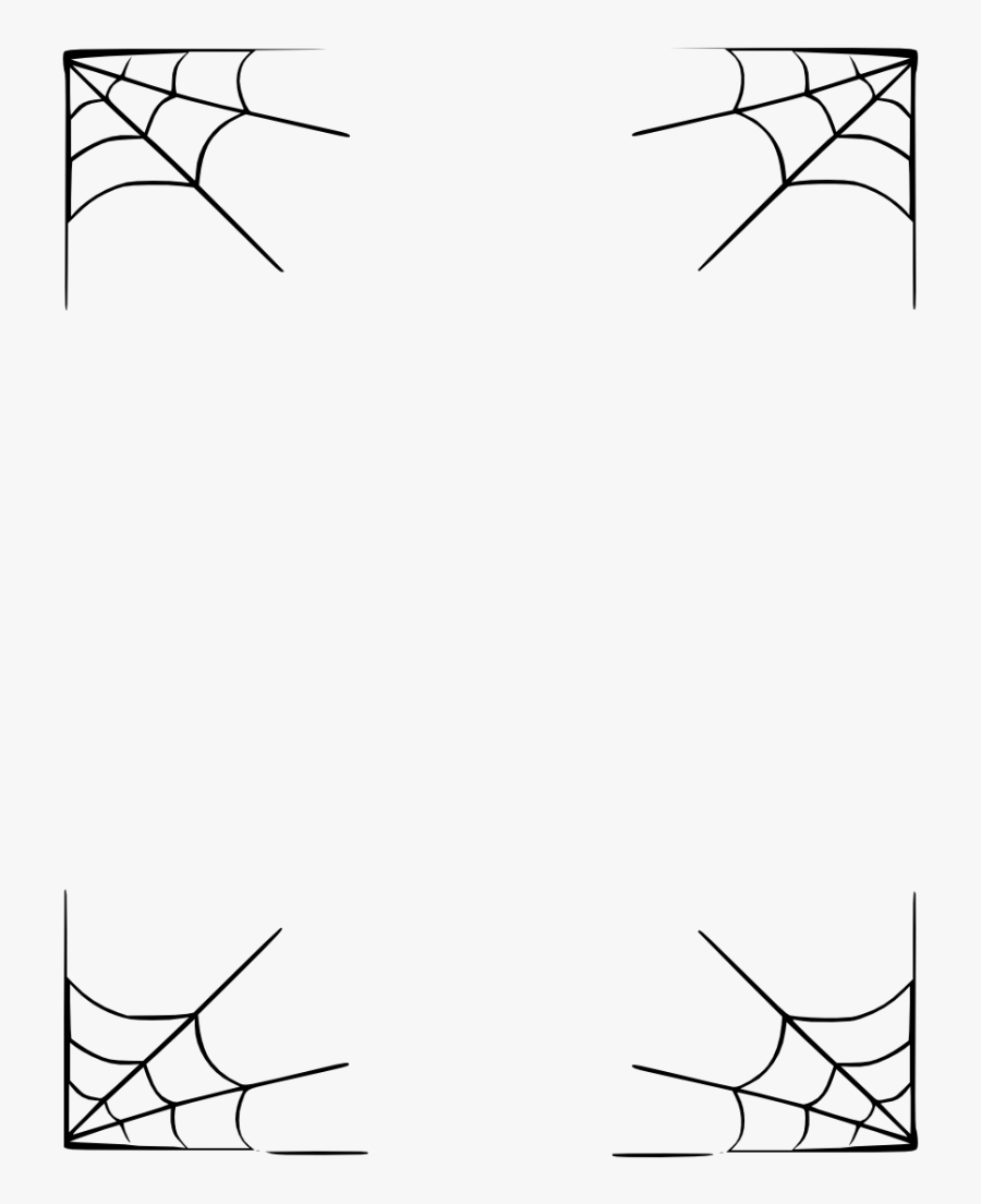 Spider Web Frame Png, Transparent Clipart
