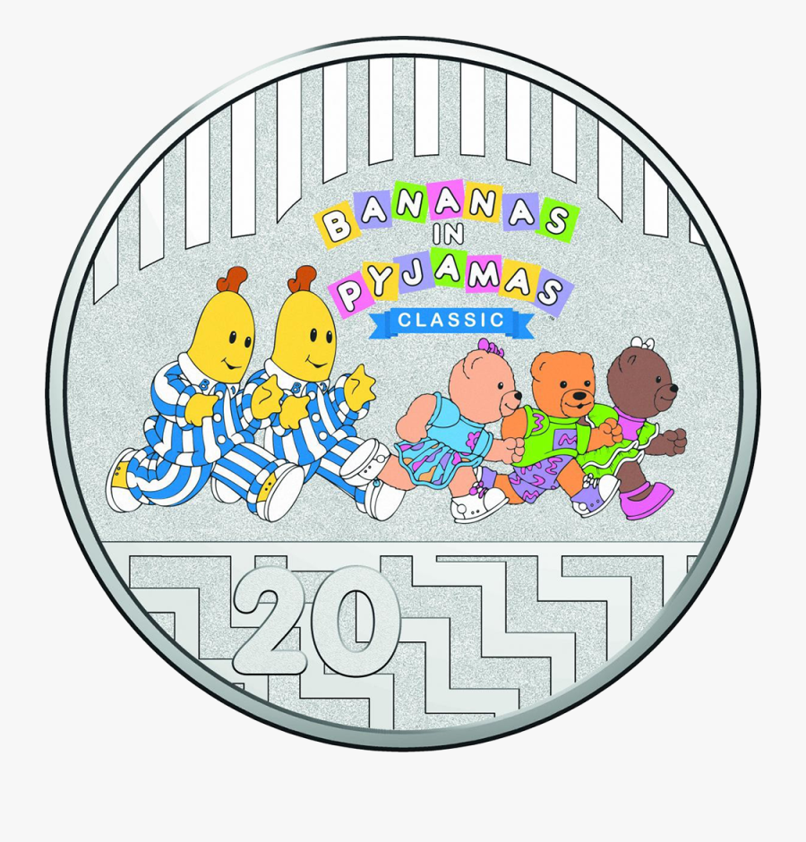Royal Australian Mint Bananas In Pyjamas, Transparent Clipart