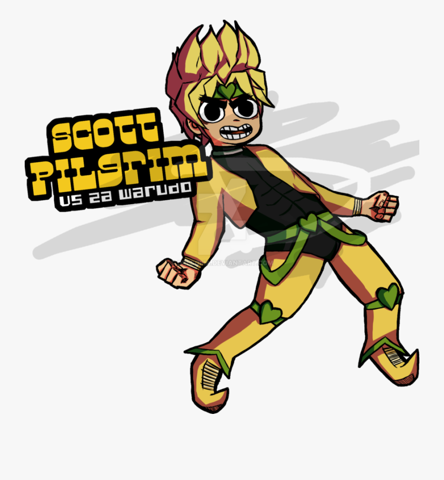 Transparent Za Warudo Png - Scott Pilgrim Vs The World Jojo, Transparent Clipart