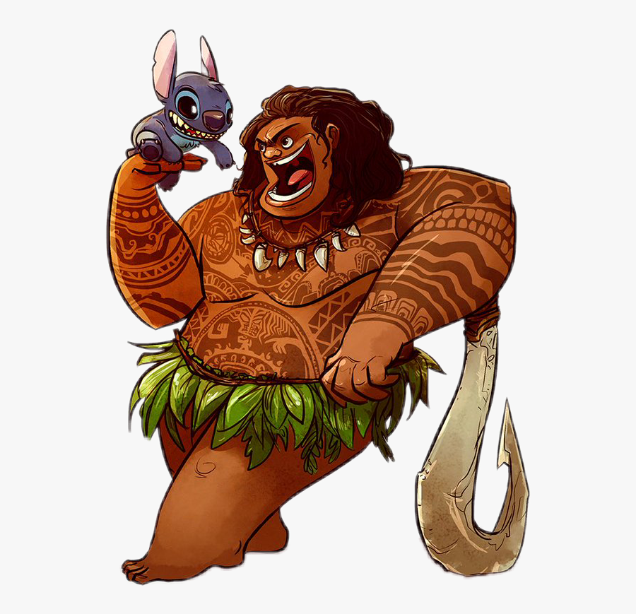 Transparent Moana Clip Art - Lilo And Stitch Moana, Transparent Clipart