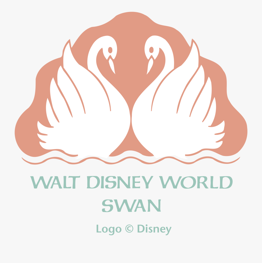 Walt Disney World Swan Logo Png Transparent - Walt Disney World Swan And Dolphin Logo, Transparent Clipart