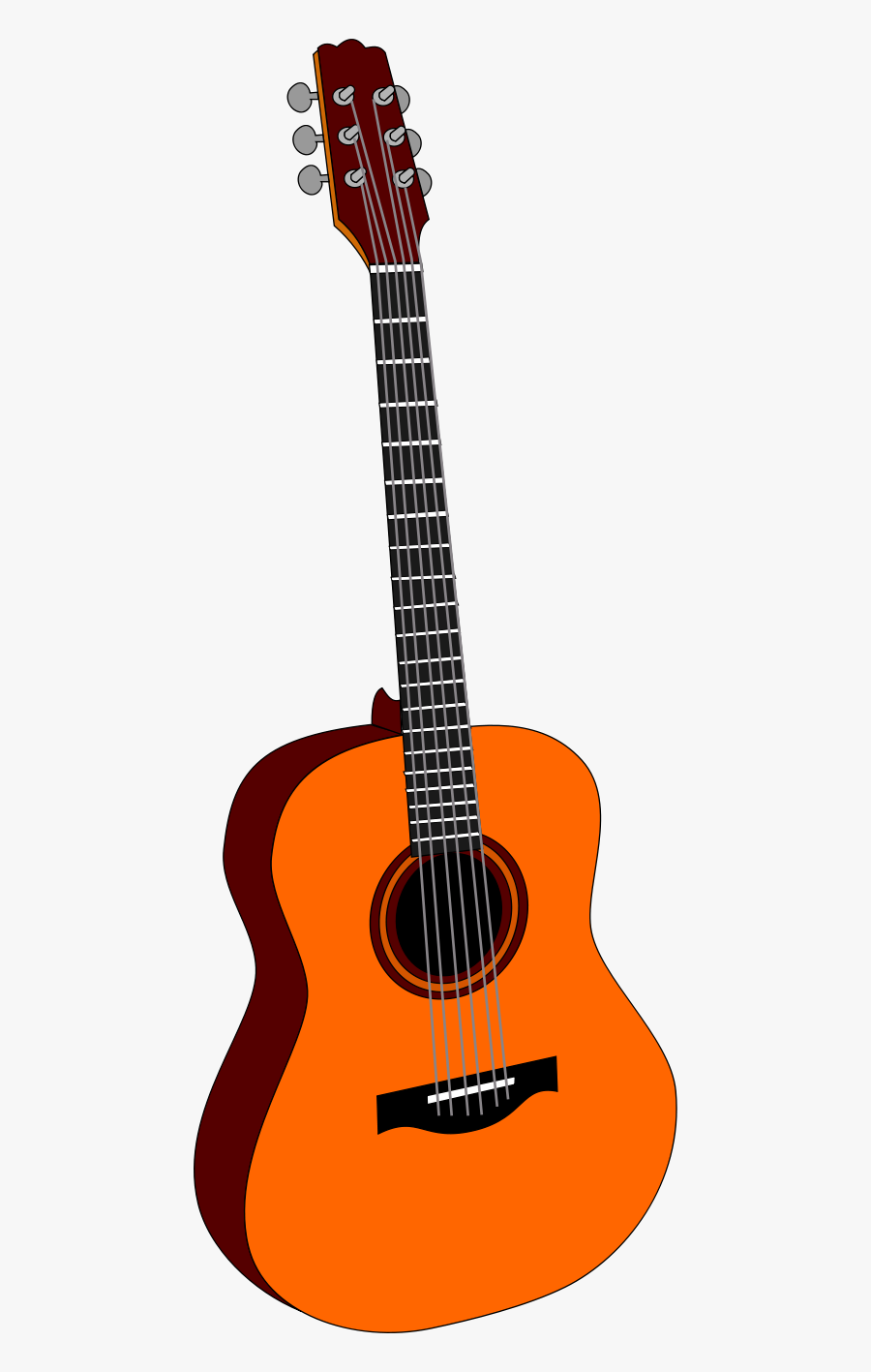 Ukulele Acoustic Guitar Classical Guitar Clip Art - Colourful Drawings Of Guitar, Transparent Clipart