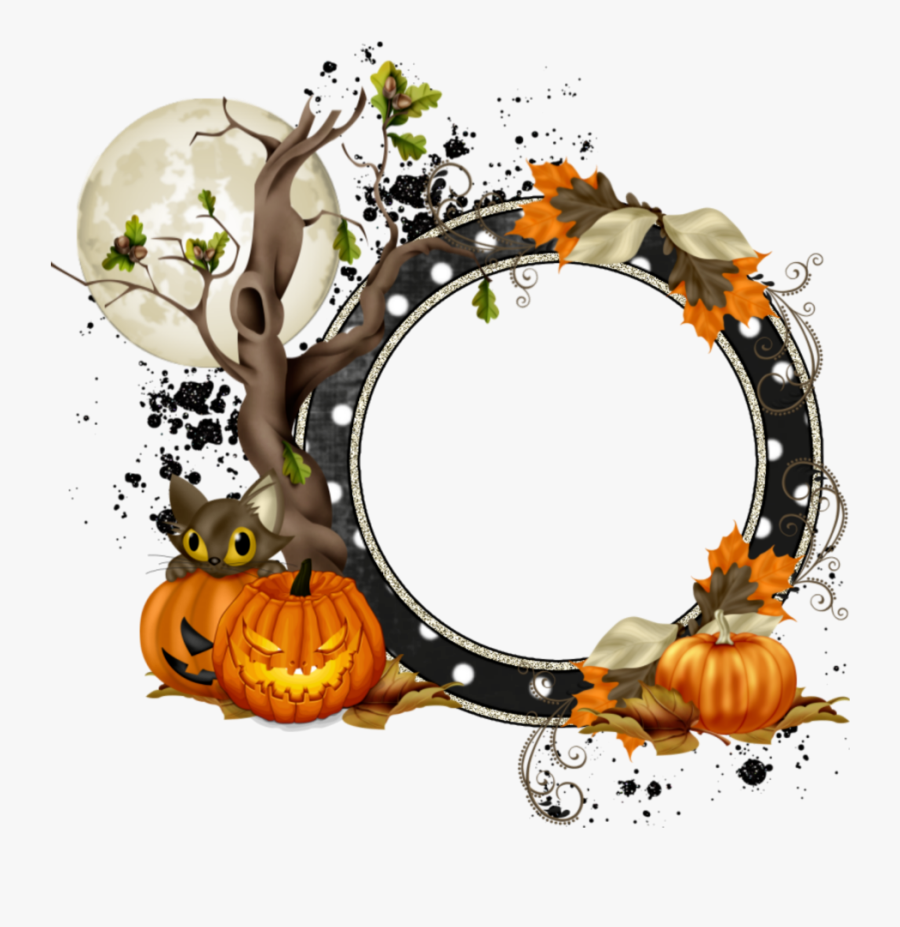 #mq #frame #frames #border #borders #halloween #pumpkin - Halloween Pumpkins, Transparent Clipart