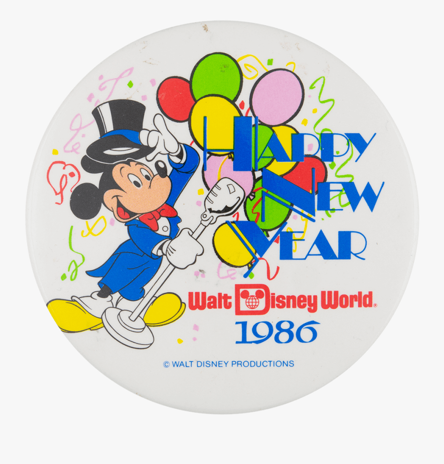 Disney Happy New Year Event Busy Beaver Button Museum - Walt Disney World, Transparent Clipart